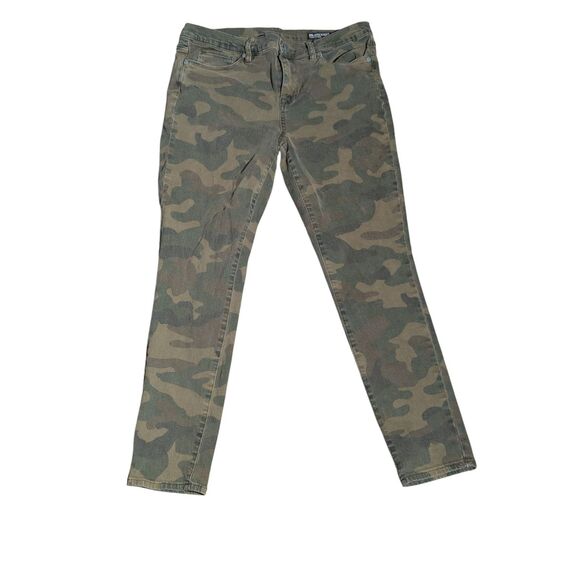 BLANKNYC 30 The Reade Crop Camo Jeans Pants Army Print - Picture 1 of 4